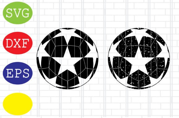 Download Distressed Soccer Ball, Sport Silhouette - Silhouette Collection