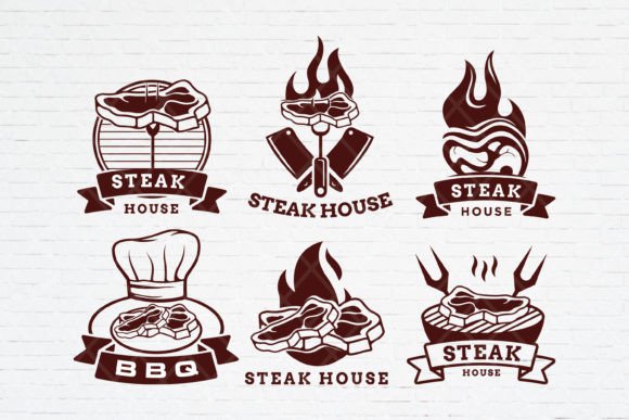 Download Steak House, Barbecue Silhouette Svg - Silhouette Collection