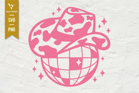 Download Disco Ball Cowboy Hat Cowgirl Party SVG - Premium Resources